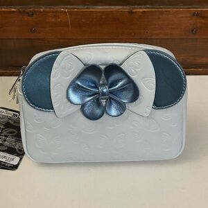 Loungefly Disney Minnie Mouse Butterfly Bow Cosmetic Bag‎ - NWT